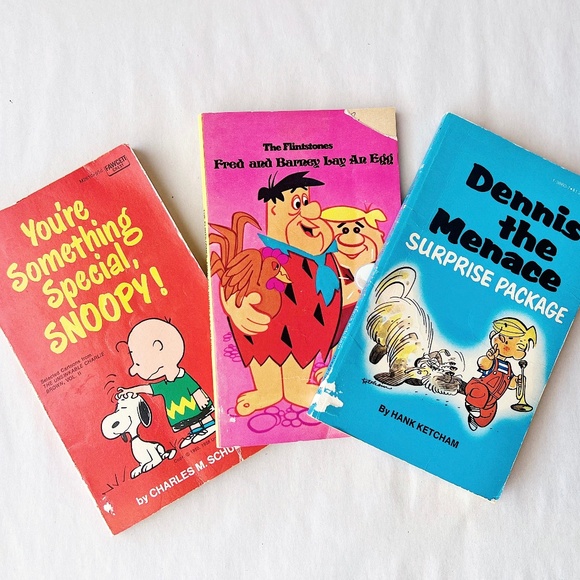 Vintage Digest Lot Snoopy, Dennis the Menace, The Flintstones - Picture 1 of 11